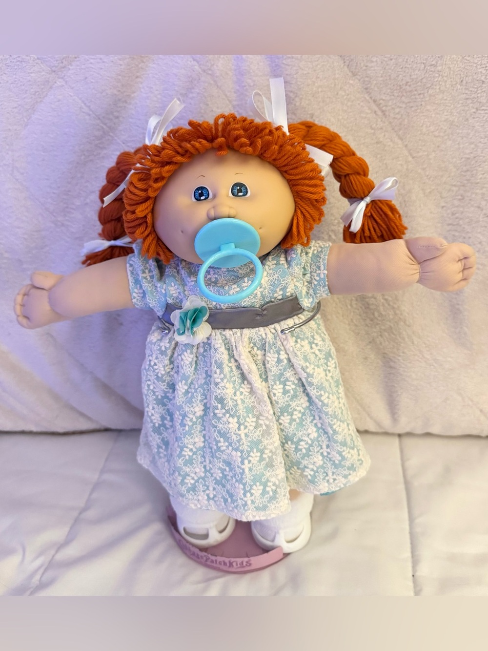 💗Cabbage Patch Kids Doll with Pacifier & Floral Dress💗